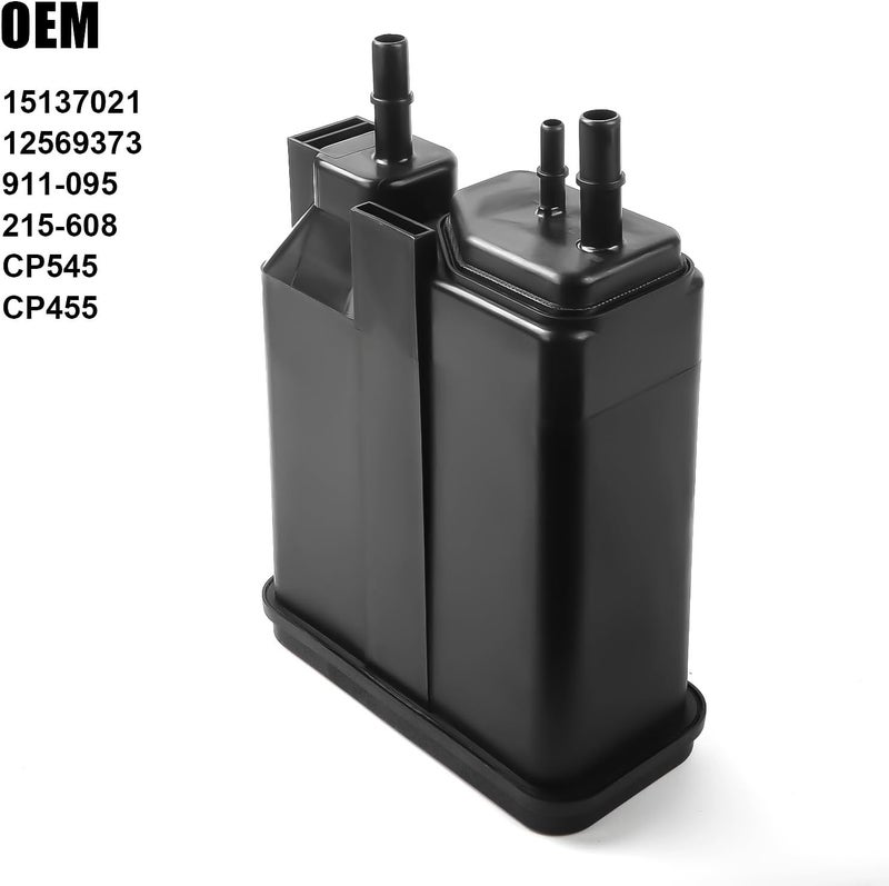 TomGoo Vapor Canister 911-095 Compatible with Chevrolet Silverado 1500 Chevy Express GMC Savana 3500 4500 Sierra 1500 Workhorse W42 W62 2004—2009,Evap Canister,Charcoal Canister OE12569373 15137021 215-608 - Image 3